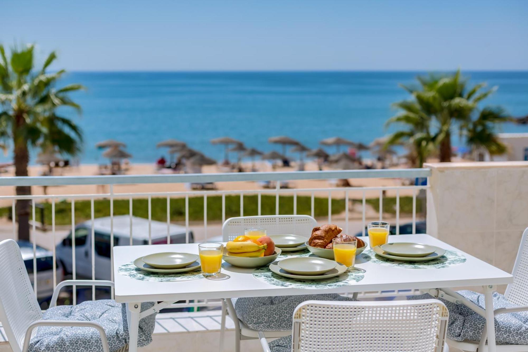 Al - Oceano T2 Frente Mar Quarteira Apartment ภายนอก รูปภาพ